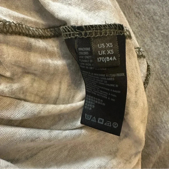 We the Free Women's Long Sleeve Faded Burnout Tiger Camo Shirt Top size XS - Picture 8 of 9